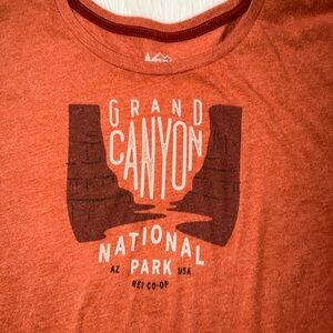 REI Burnt Orange Grand Canyon National Park Tee